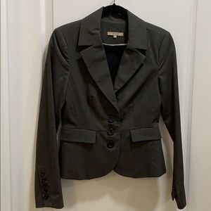 BOGO RW&Co. grey tri button tailored blazer